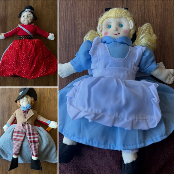 Other - Alice in Wonderland Topsy Turvy Flip Doll Queen Mad Hatter Reversible Storytell